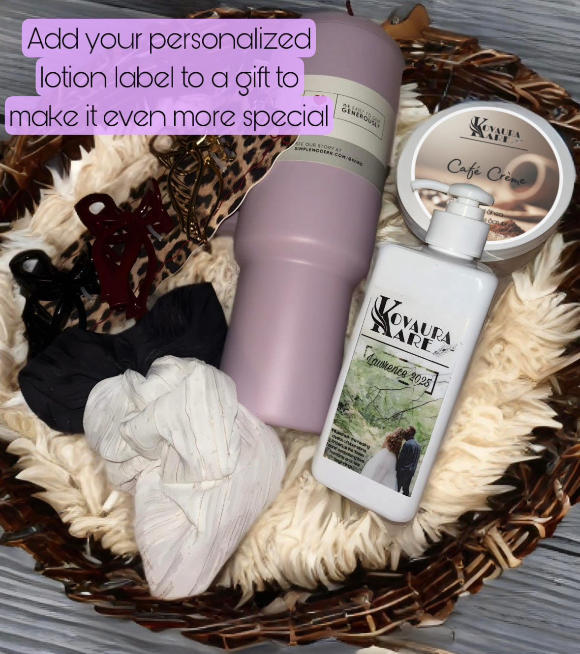 Personalized All-Natural Crystal Infused Lotion