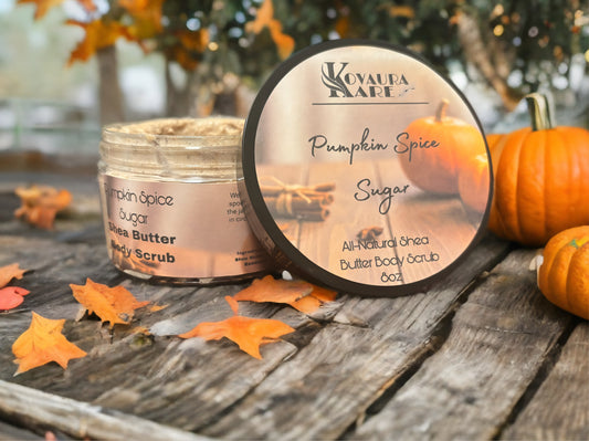 All-Natural Shea Butter Body Scrub (Pumpkin Spice Sugar)