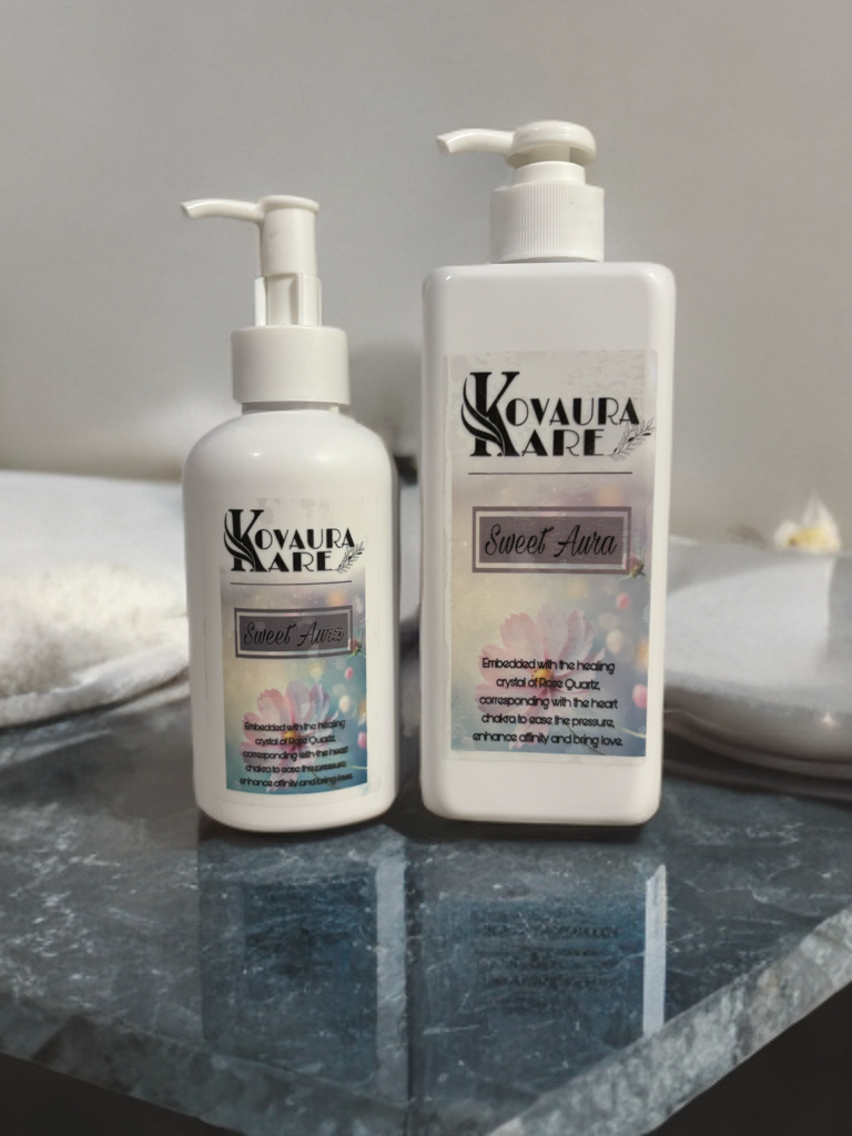 All-Natural Crystal Infused Lotion (Sweet Aura)