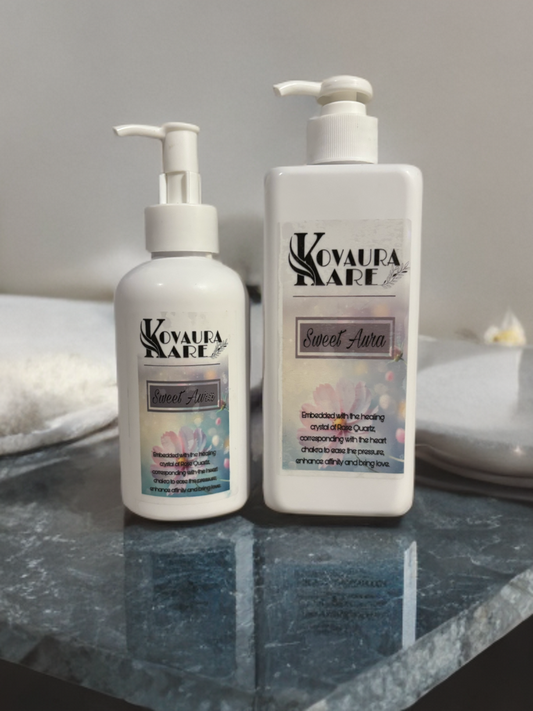 All-Natural Crystal Infused Lotion (Sweet Aura)
